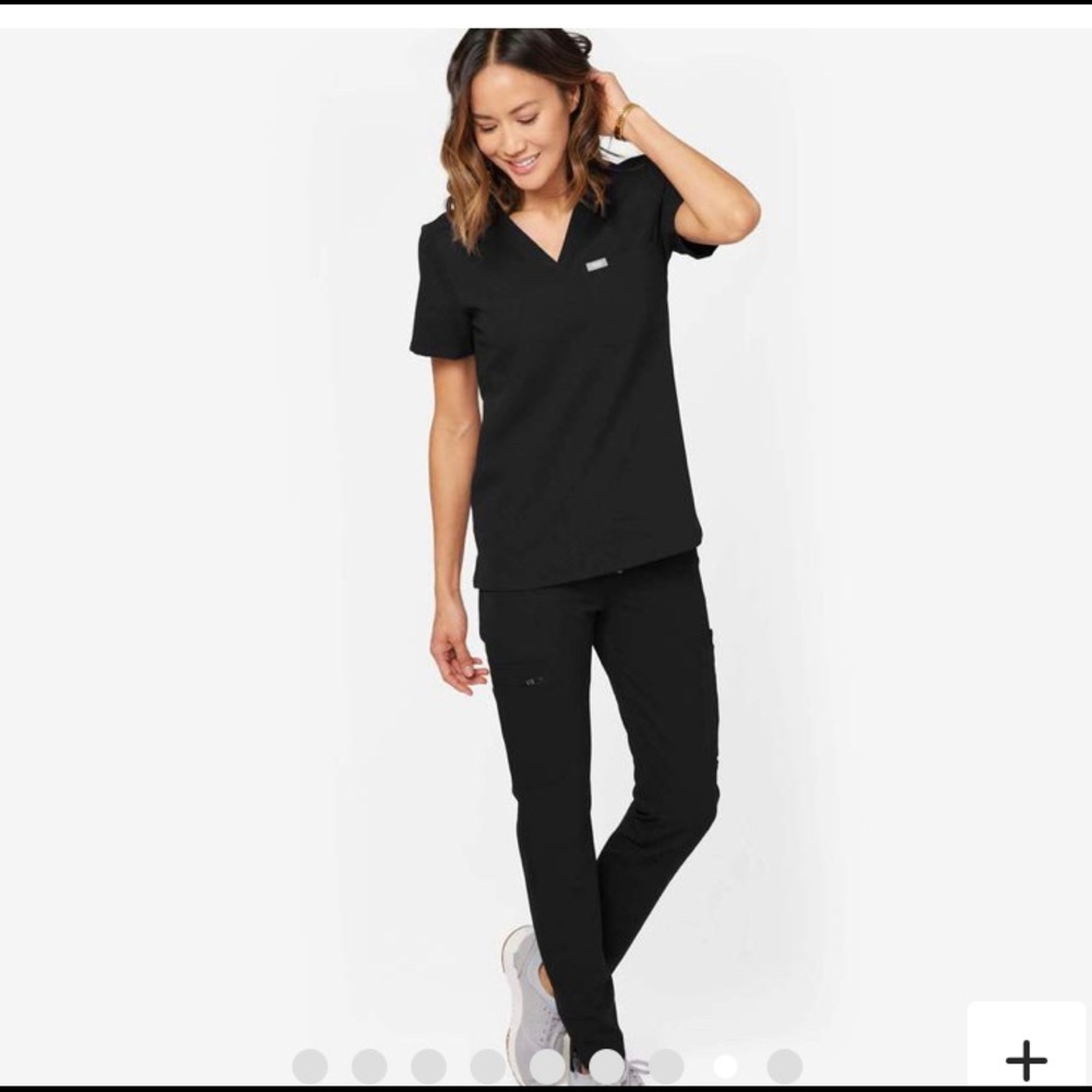 Figs black yola scrub pants